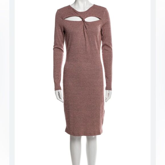 NWOT Walter Baker | Scoop Neck Knee Length Cut Out Long Sleeve Dress XL - Picture 1 of 8